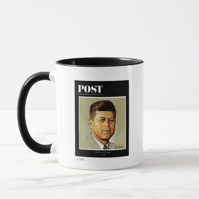 Tasse John F. Kennedy DANS MEMORIAM (Gauche)