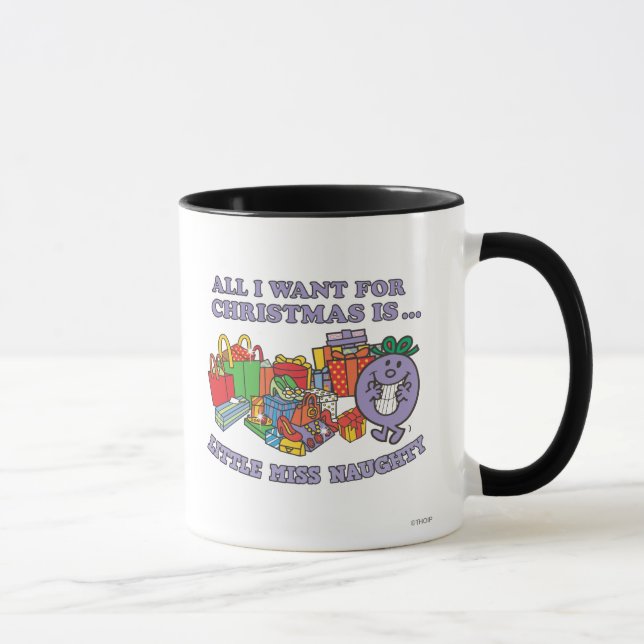 Tasse Joie de Noël de la petite Miss Naughty (Droite)