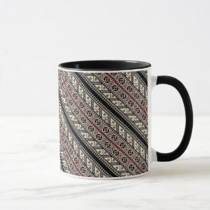 Tasse Joli design motif ukrainien décoratif