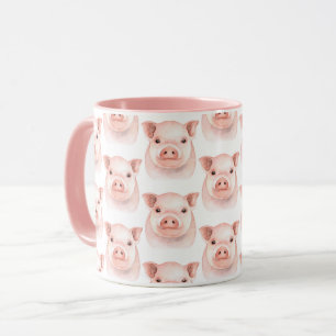 Tasse Joli Petit Porcelet Rose Porcs Rose Ferme de Campa