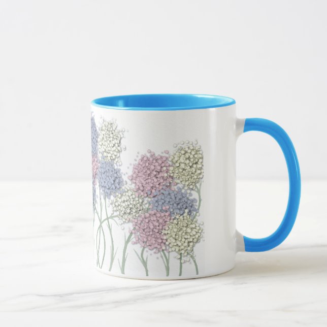 Tasse Jolies Fleurs colorées Pastel (Droite)