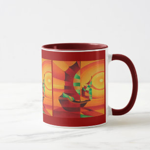 Tasse Joncs Cubistes Sur La Mer Rouge