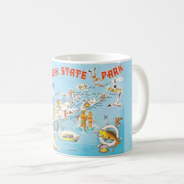 Tasse Jones Beach Long Island (Devant droit)