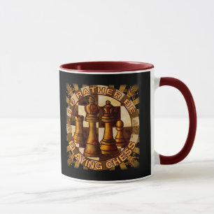 Tasse Jouer plutot aux échecs