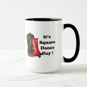 Tasse Jour de la danse carré
