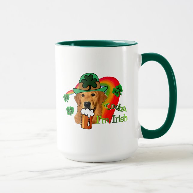 Tasse Jour de la Saint Patrick d'or (Droite)