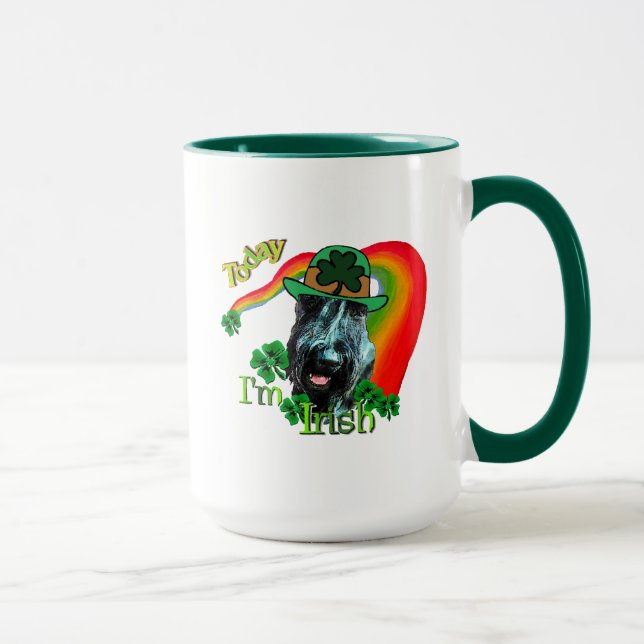 Tasse Jour de la Saint Patrick Schnauzer géant (Droite)