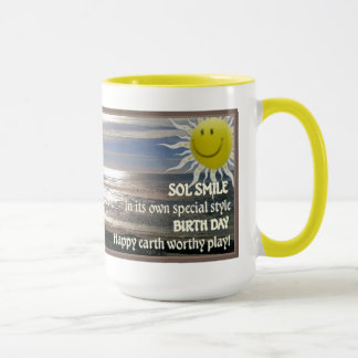 Tasse Jour de naissance de sourire de solénoïde