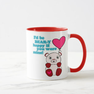 Tasse Jour des Valentines de l'amour de l'ours