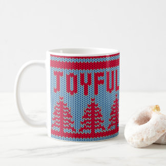 Tasse joyeuse du chandail mignon | de Noël