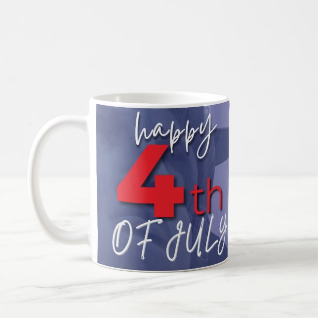 Tasse Joyeux 14 juillet | Fête de l'Indépendance (Gauche)