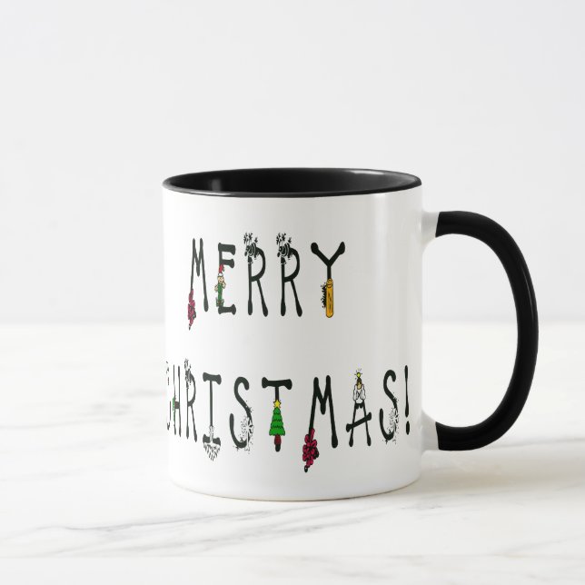 Tasse Joyeux décor de Noël (Droite)