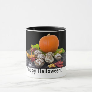 Tasse Joyeux Halloween ! Café citrouille & Cupcakes
