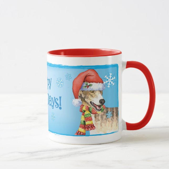 Tasse Joyeux Howliday Greyhound (Droite)