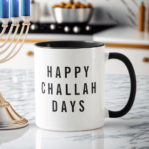 Tasse Joyeux Jours de Challah Joli jeu de mots