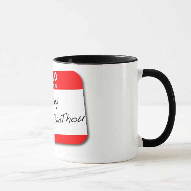 Tasse Judgey McHolierthanthou (Droite)
