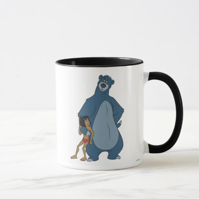 Tasse Jungle Book Baloo et Mowgli debout Disney (Droite)
