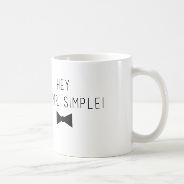 Tasse junior superbe de "M. Simple" (Droite)