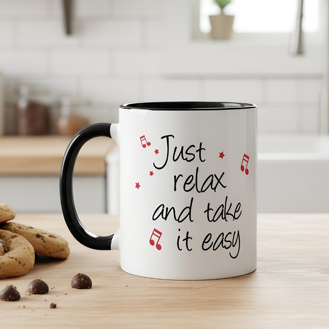 Tasse "Just relax" Mug (mug just relax and take it easy)