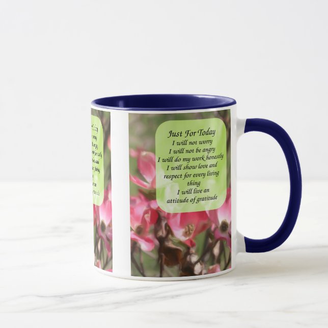 Tasse Juste Pour Aujourd'Hui Dogwood Floral Inspiration (Droite)