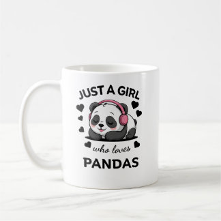 Tasse Juste une fille qui aime les pandas - Tasse 
