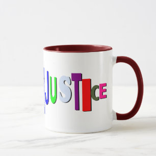 Tasse Justice dans la boue de couleur