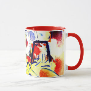 Tasse Kandinsky - Paysage aux points rouges