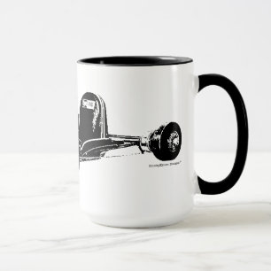 Tasse Kart vintage - cher Père Noël, attendant toujour