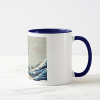 Katsushika Hokusai dans La Grande Vague au large d
