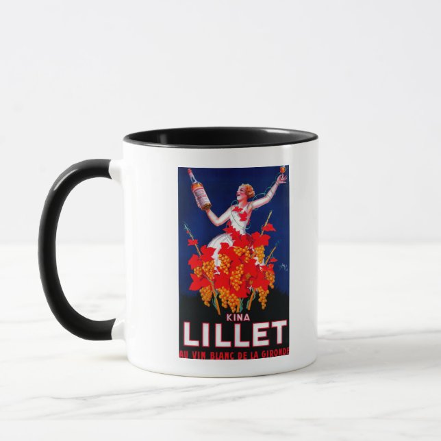 Tasse Kina Lillet Poster Vintage Europe (Gauche)