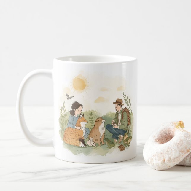 Tasse Kind_Ones Morning Harmony – Nature paisible (Avec donut)