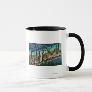 Tasse Kings Canyon Nat'l Park, CA - Grandes lettres