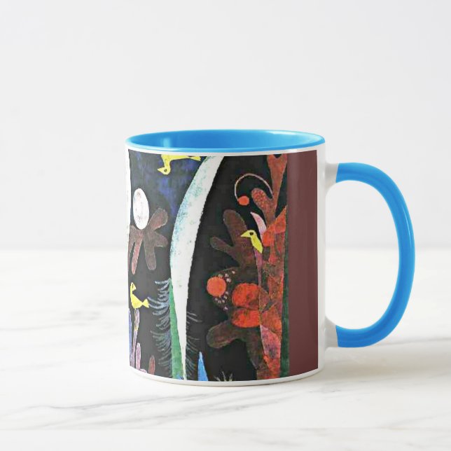 Tasse Klee - Paysage aux oiseaux jaunes (Droite)