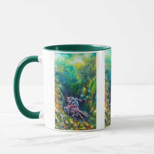 TASSE KNIGHT LANCELOT, CHEVAL EN FORÊT VERTE (Gauche)