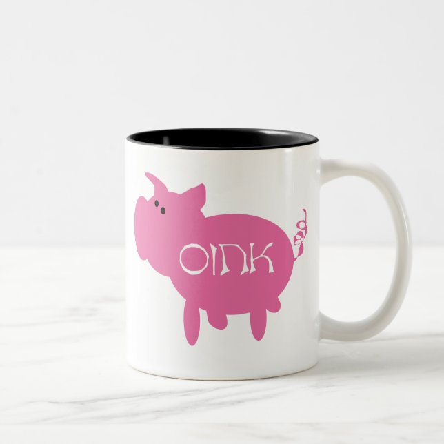 Tasse krouik-krouik rose de porc (Droit)