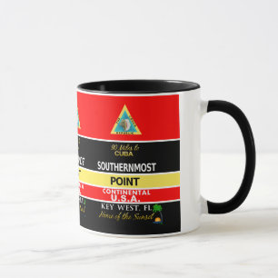 Tasse La balise Key West de point la plus la plus au sud