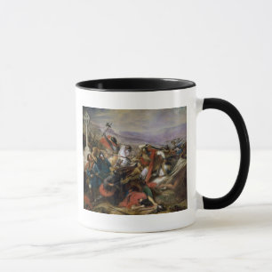 Tasse La bataille de Poitiers, gagnée par Charles Marte