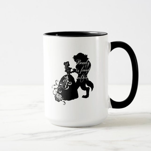 Tasse La Beauté Et La Bête | La beauté se trouve à l'int (Droite)