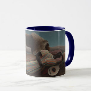 Tasse La Bohémienne endormie d'Henri Rousseau, Art Vinta