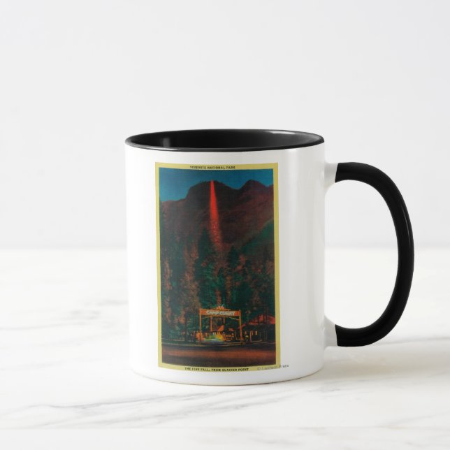 Tasse La chute du feu de Glacier Point (Droite)