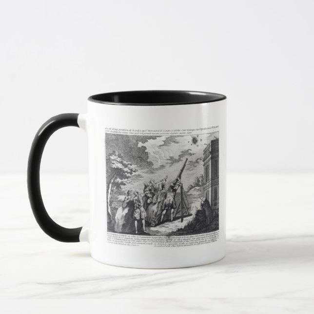 Tasse La comète de Halley observée en 1759 par Cassini (Gauche)