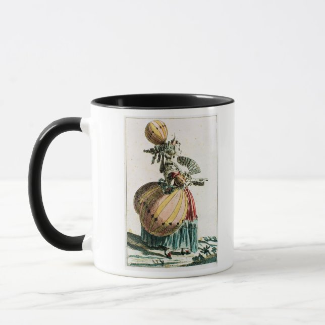 Tasse La coquette de vol, c.1784 (gravure de couleur) (Gauche)