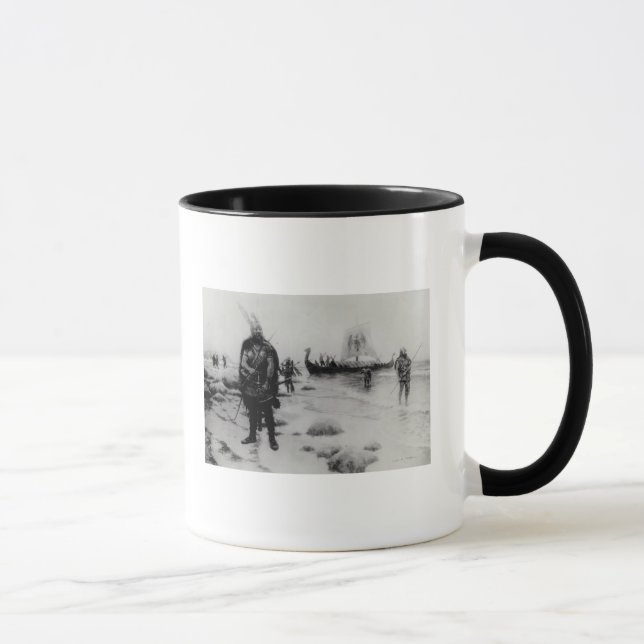 Tasse La découverte de l'Amérique par Leif Eriksson (Droite)