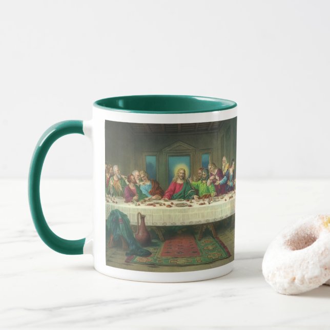 Tasse La Dernière Cène Originaire de Léonard de Vinci (Avec donut)