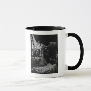 Tasse La descente de la croix avec une torche, 1654