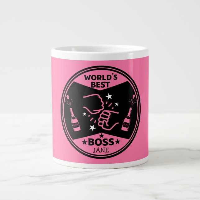 Tasse La femme la plus grande patronne du monde (Devant)