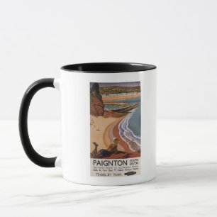 Tasse La fille des chemins de fer britanniques qui regar