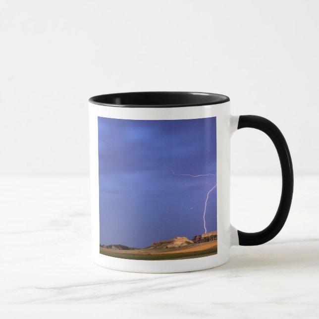 Tasse La foudre frappe les buttes près de Scottsbluff (Droite)