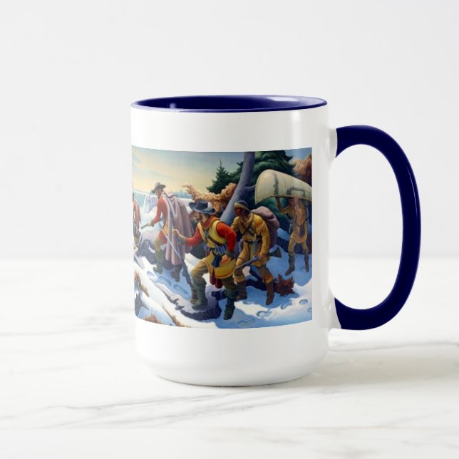 Tasse La fresque du Niagara de Benton (Droite)