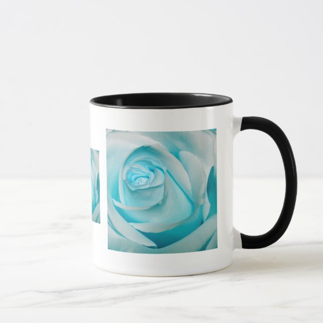 Tasse La glace de turquoise s'est levée (Droite)
